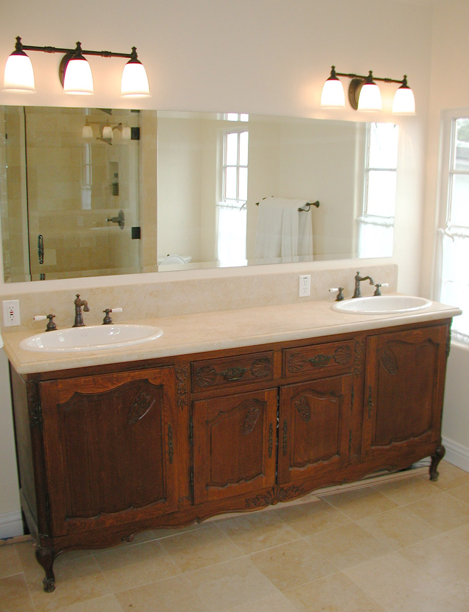 Furniture vanity for Master bath Nott & Associates