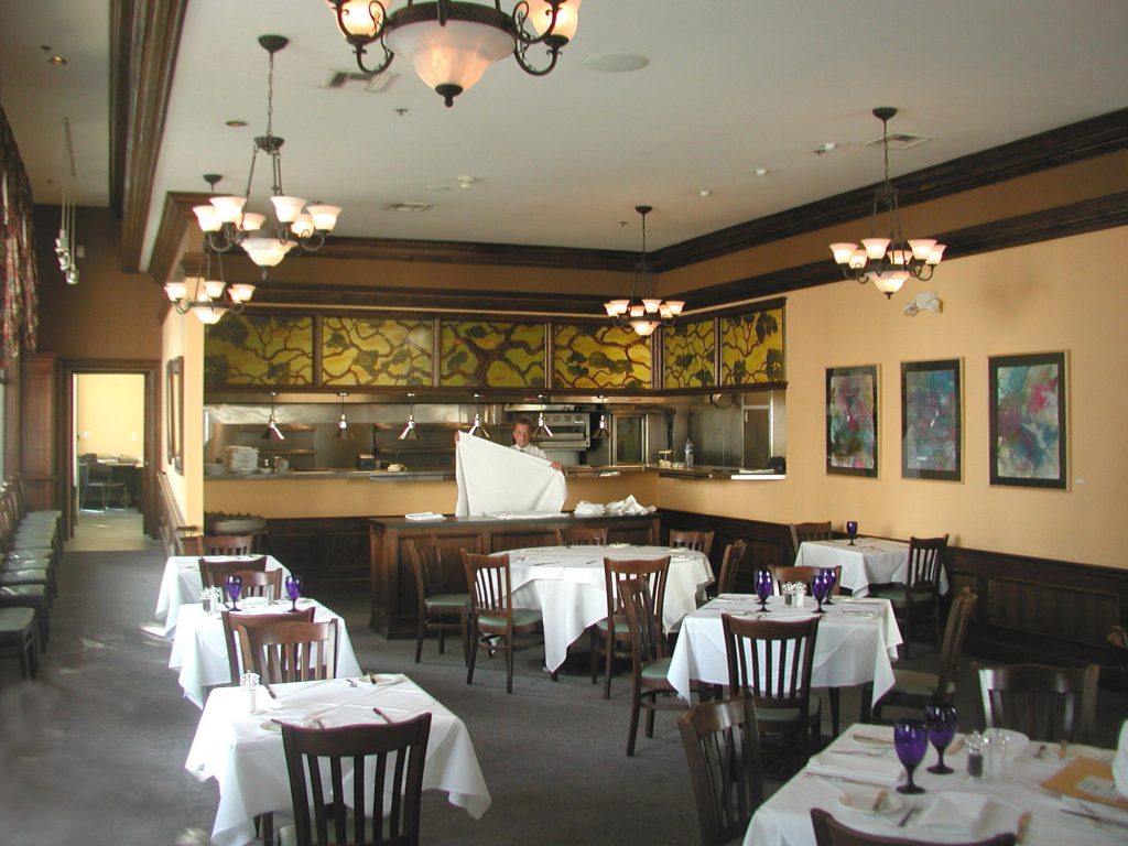 Updated and classy Le Cordon Bleu dining room Nott & Associates