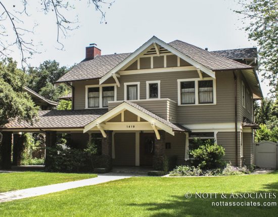Remodeled Craftsman with period style details.