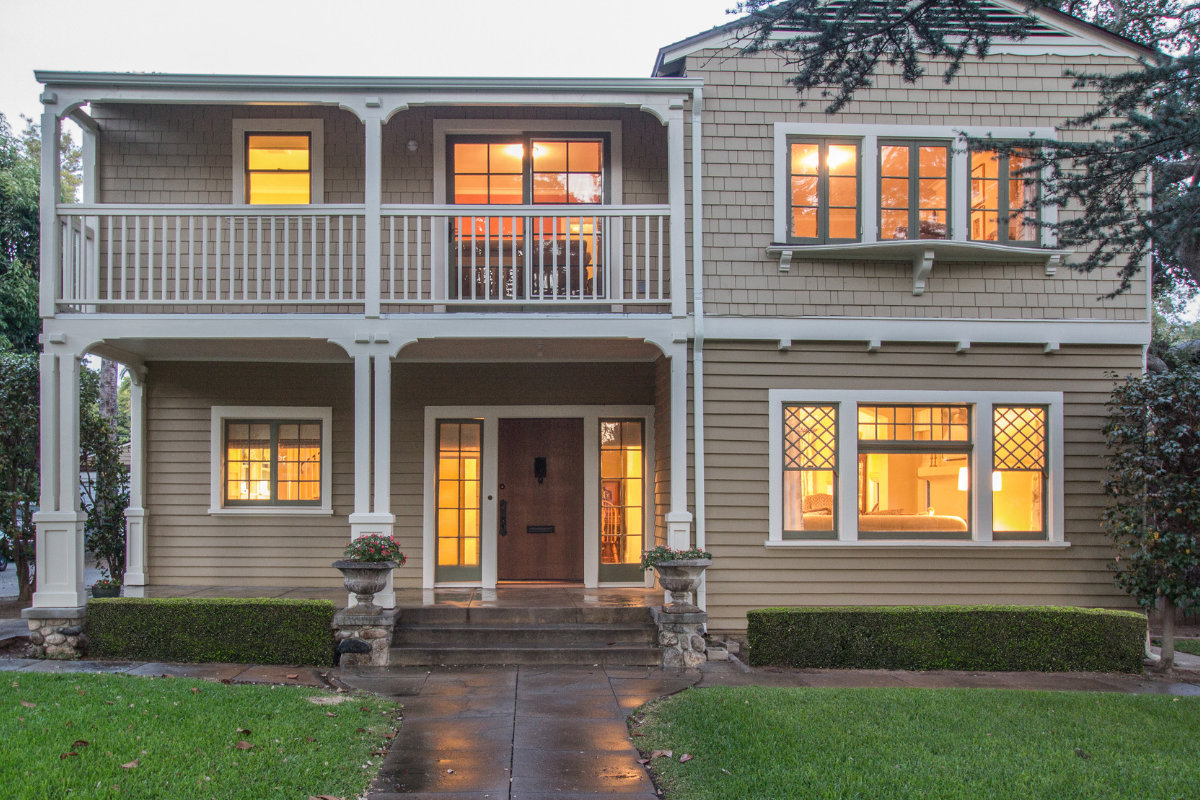 Newly restored craftsman home with historic details.