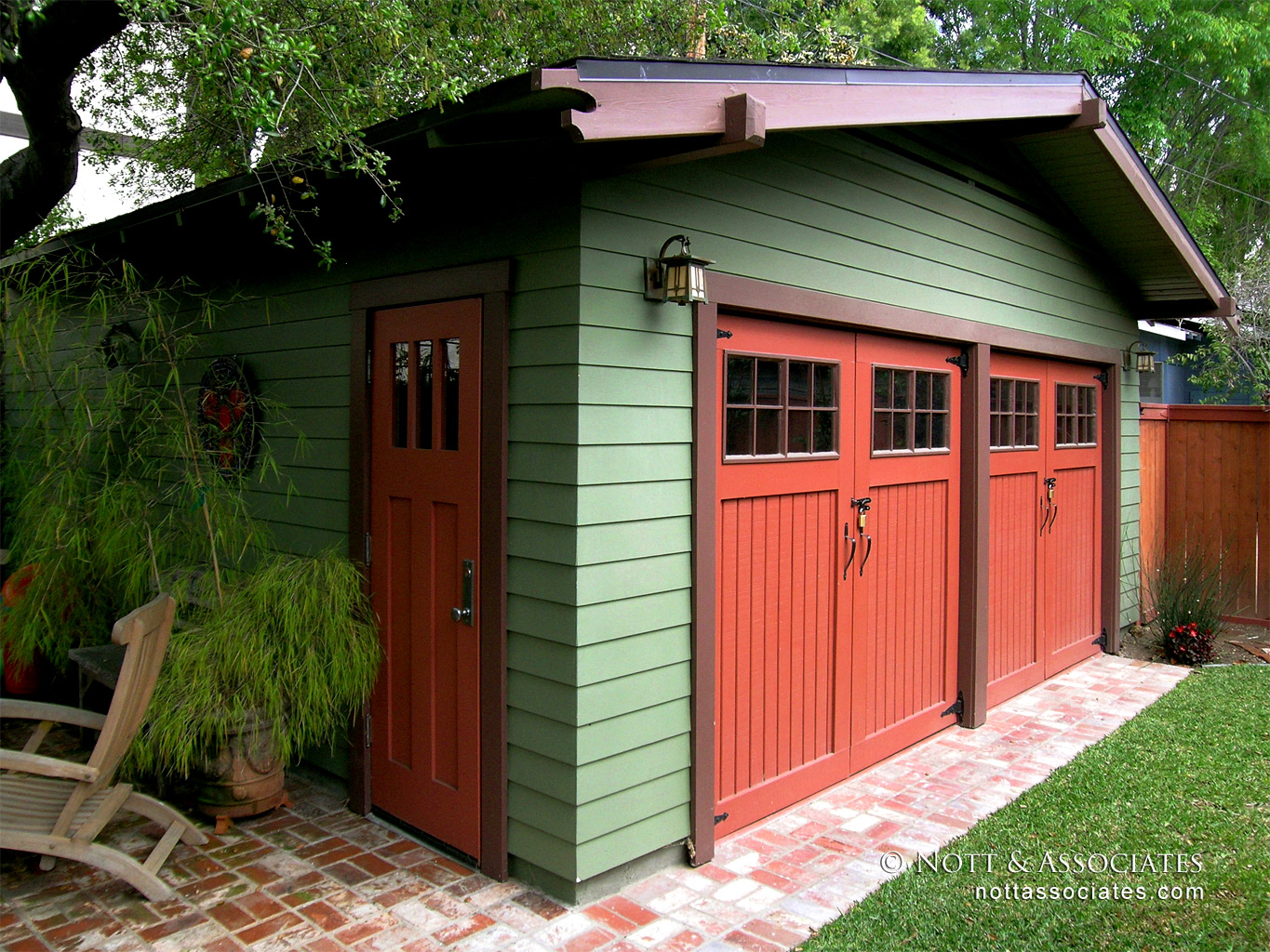 Historic New Construction Craftsman Garage