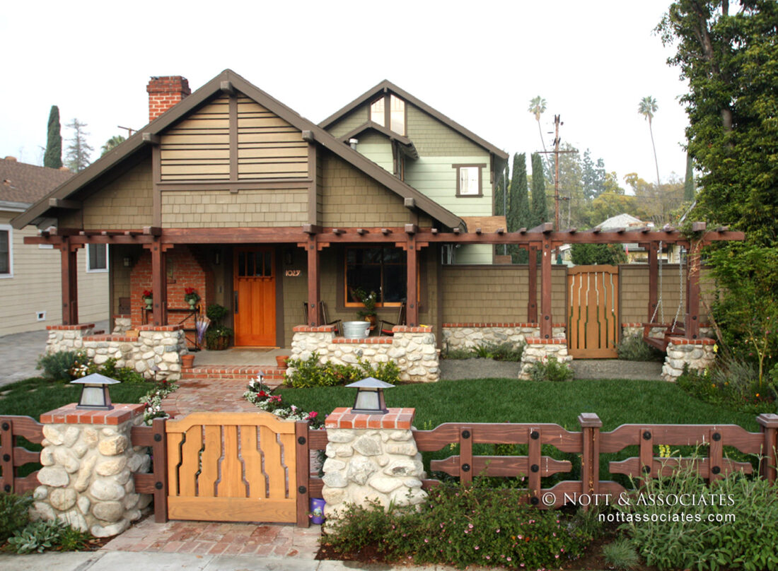 Restored Craftsman home with period details
