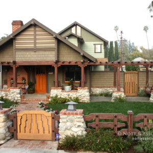 Restored Craftsman home with period details