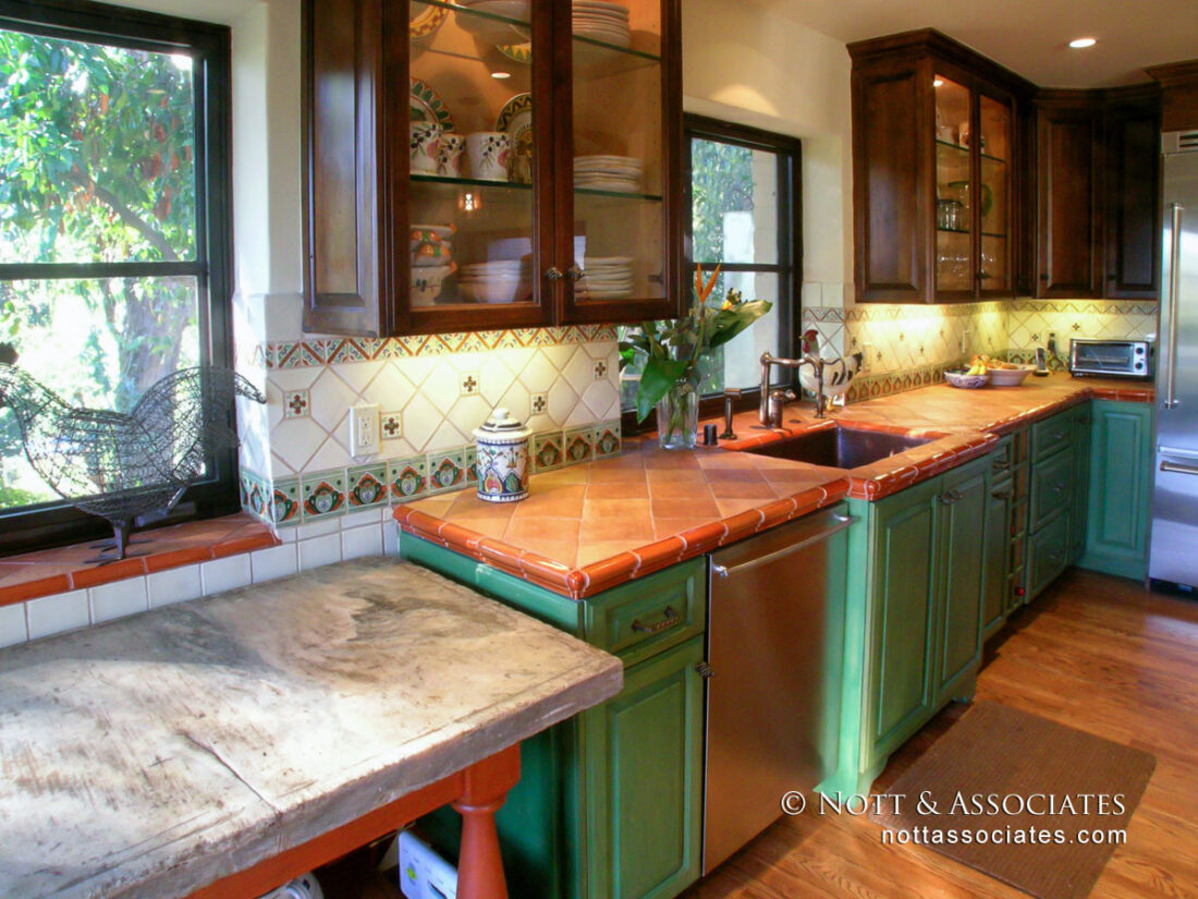 Spanish style Kitchen remodel with period features