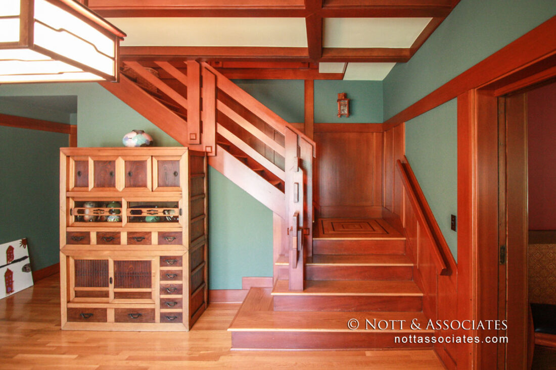 Douglas Fir Craftsman Staircase