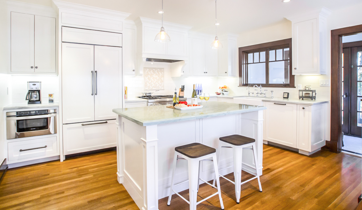 A 1910 Craftsman kitchen remodel with elegant historic details and amenities for today's lifestyle