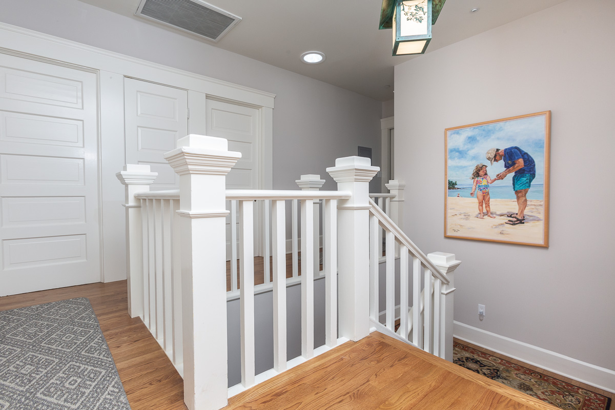 Craftsman Details in Stair Handrail in South Pasadena