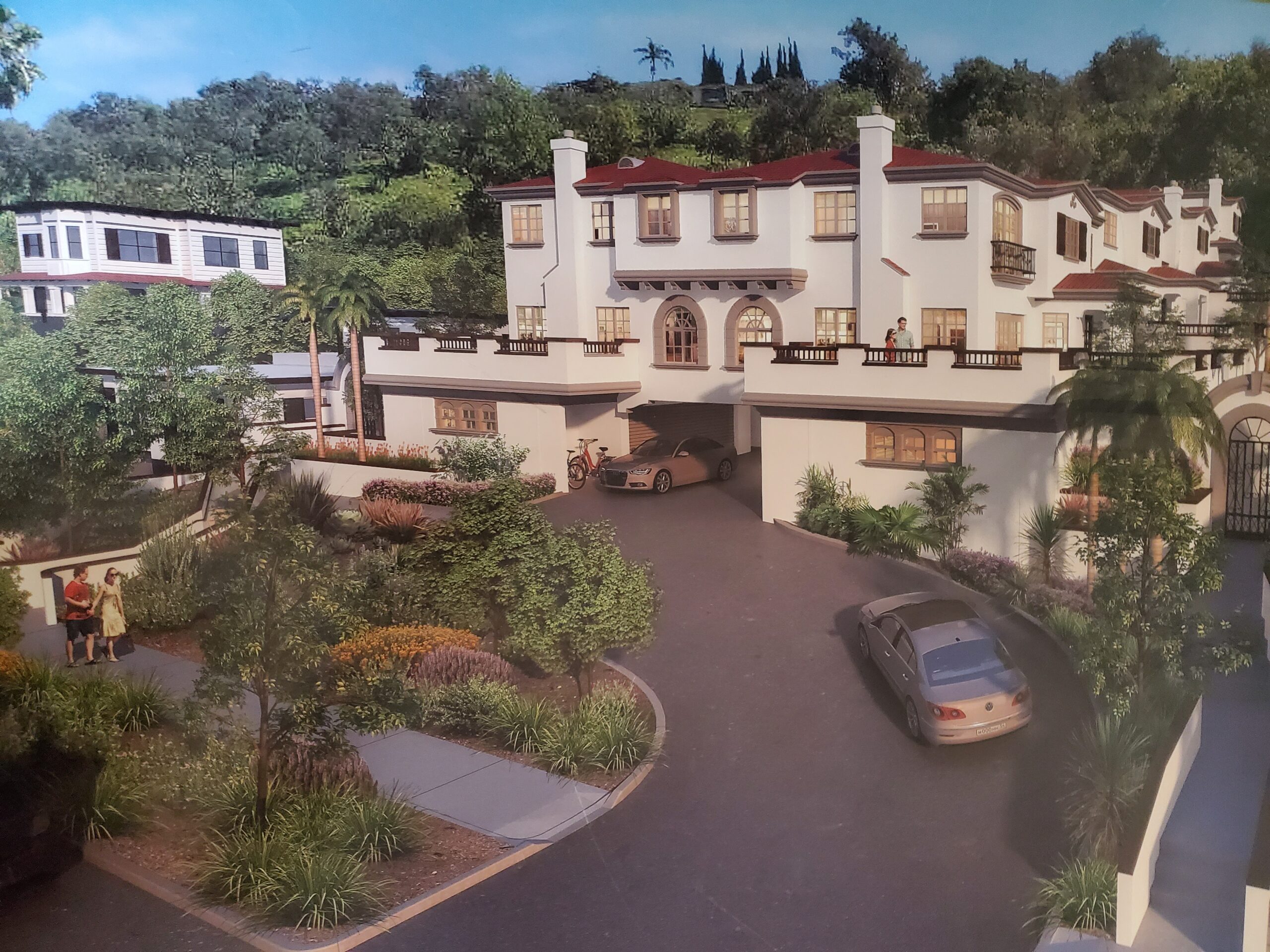 Rendering of Plans for a Luxury Multi-Family Building in South Pasadena, California - Nott & Associates Inc.
